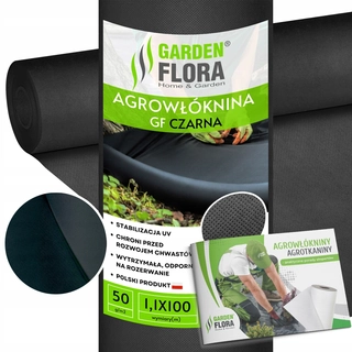 Agrotextília - Agrotextilné mulčovanie (proti burine) GF Agro black 110 x 10 000 cm 50 g/m² + NÁVOD NA AGRONONTKANÉ LÁTKY GARDENFLORA AGROTEXTRAINTS Kolektívna práca